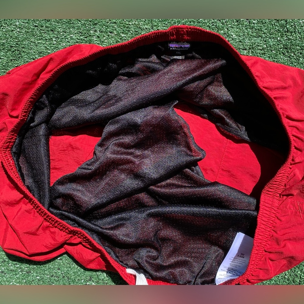 Patagonia Baggies Red 6” Inseam Lined Shorts W/ Pockets Men’s Size 2XL - Picture 6 of 8